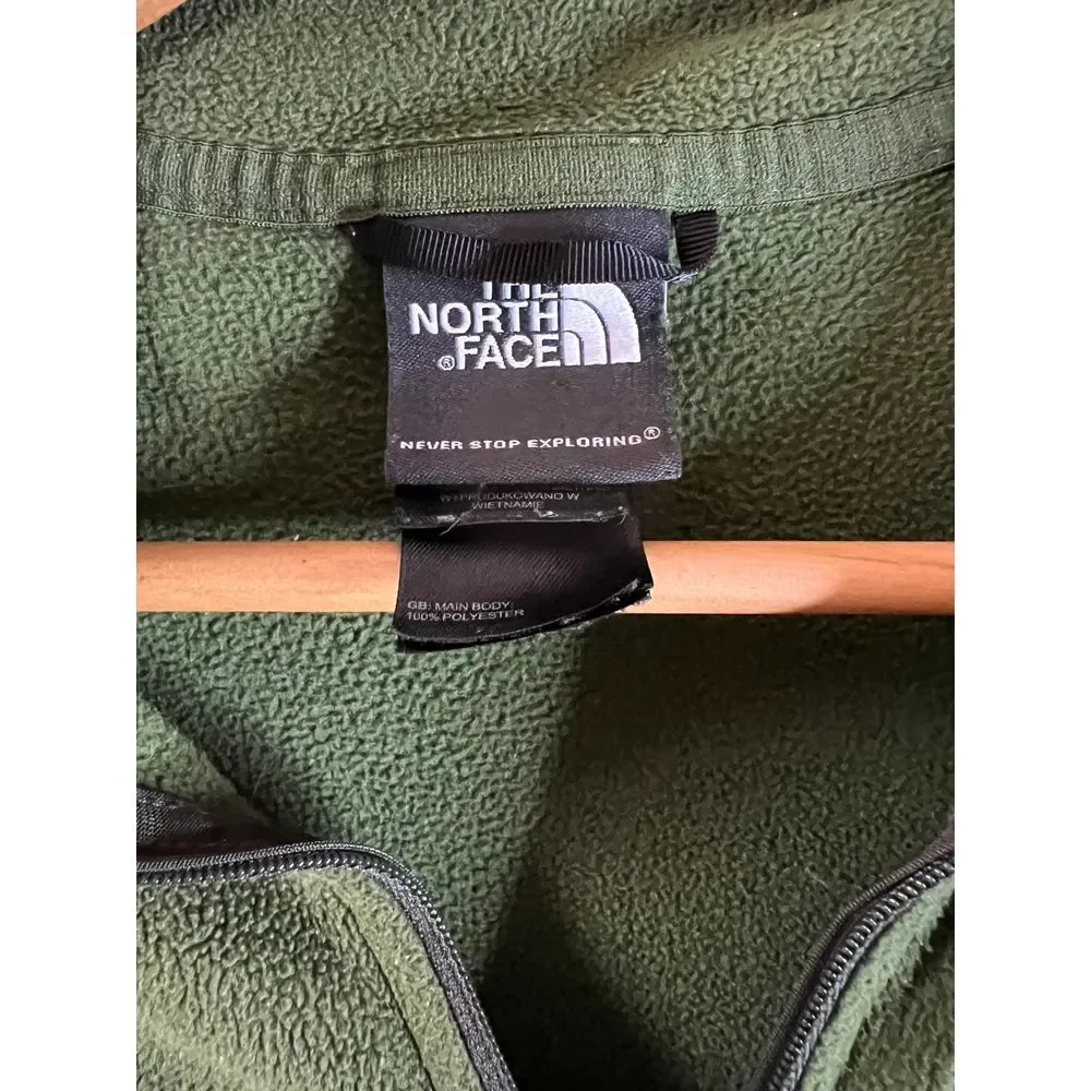 The North Face Green Lightweight Fleece -‎ Mens Small